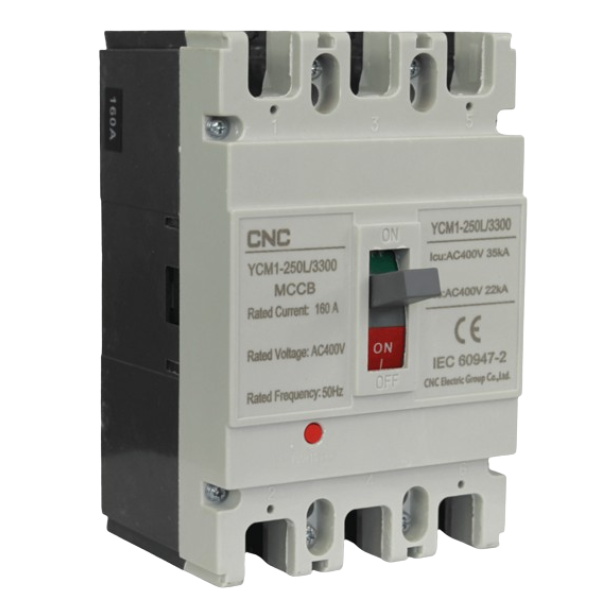 Interruptor de caja moldeada Tripolar 160A CNC - Imagen 2