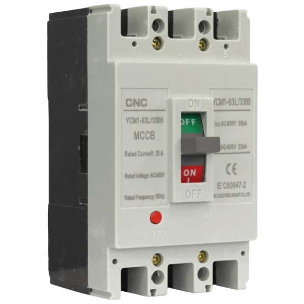 Interruptor de caja moldeada Tripolar 20A CNC - Imagen 2