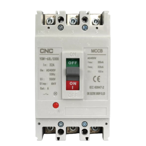 Interruptor de caja moldeada Tripolar 32A CNC