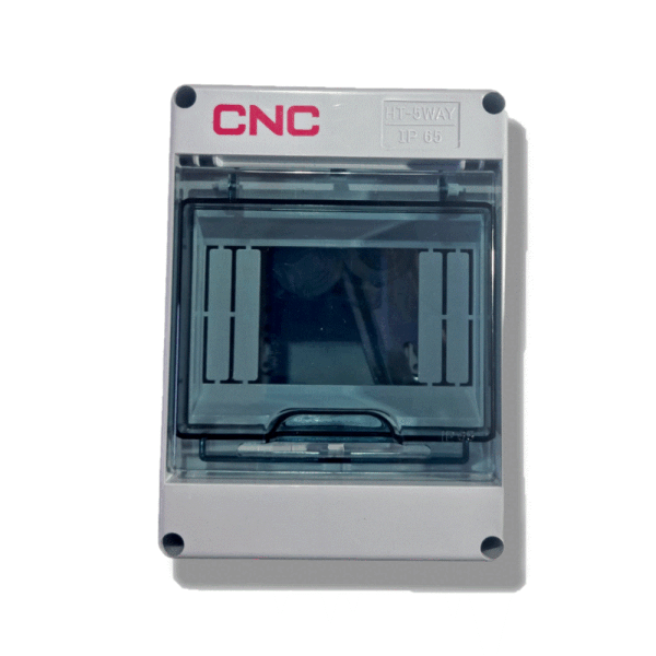 Tablero sobrepuesto plástico 05 puestos H159xA119xF90 IP65 CNC