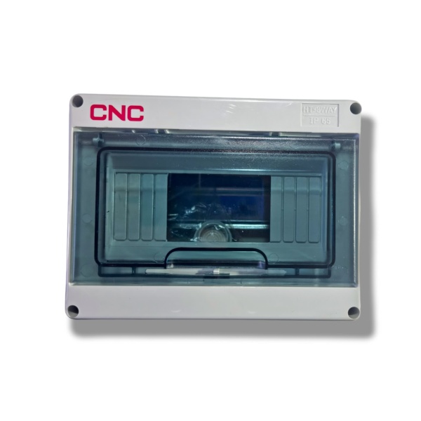 Tablero sobrepuesto plástico 08 puestos H155xA201xF90 IP65  CNC