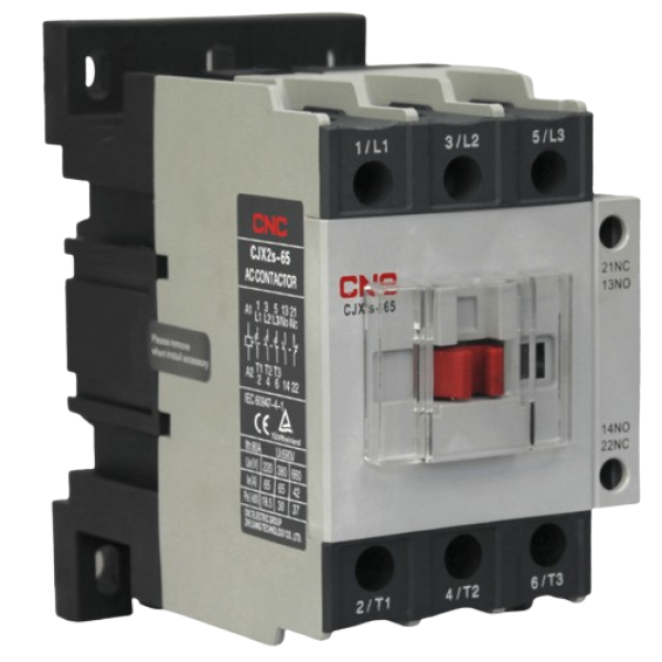 Contactor CJX2s 65A bobina 220V 1NO 1NC - Imagen 2