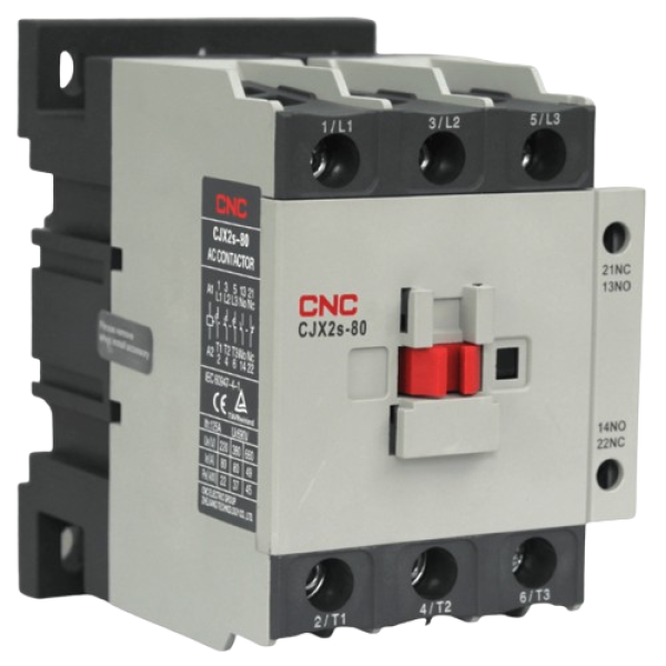 Contactor CJX2s 80A bobina 220V 1NO 1NC - Imagen 2