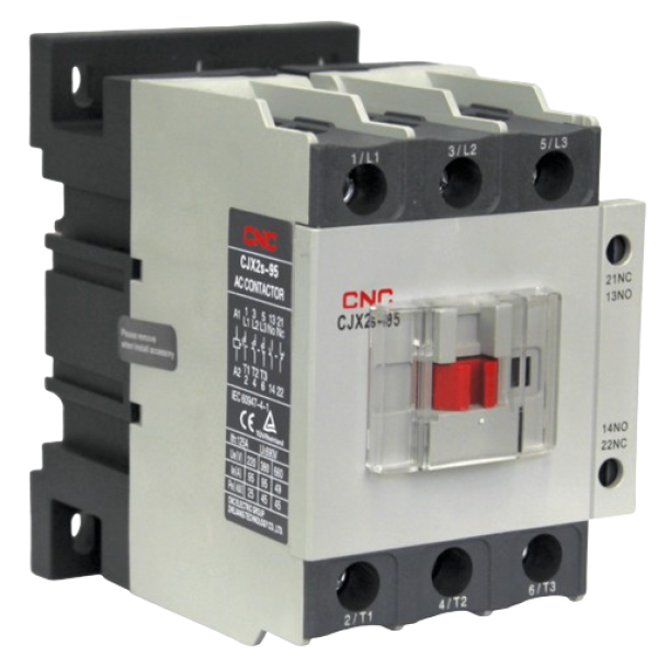 Contactor CJX2s 95A bobina 220V 1NO 1NC - Imagen 2