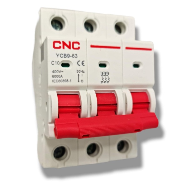Interruptor termomagnético 3P C 40A 6KA CNC - Imagen 2