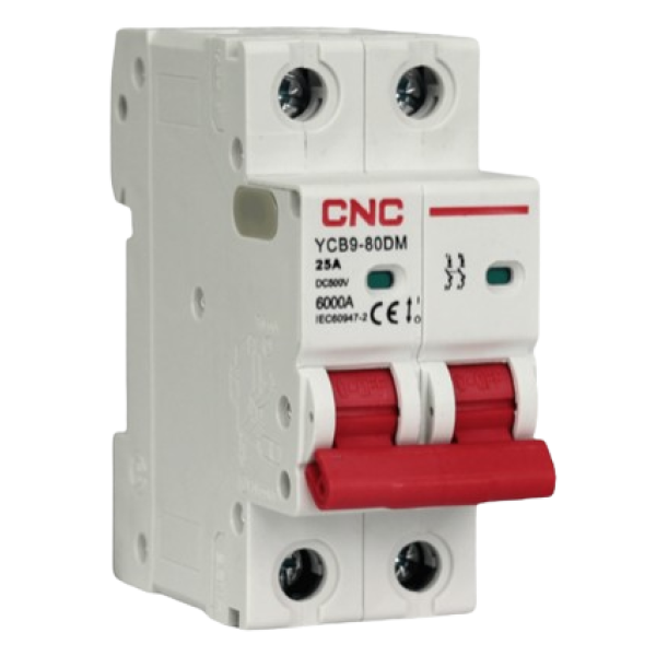 Interruptor termomágnetico DC 2P 25A 6kA CNC - Imagen 2