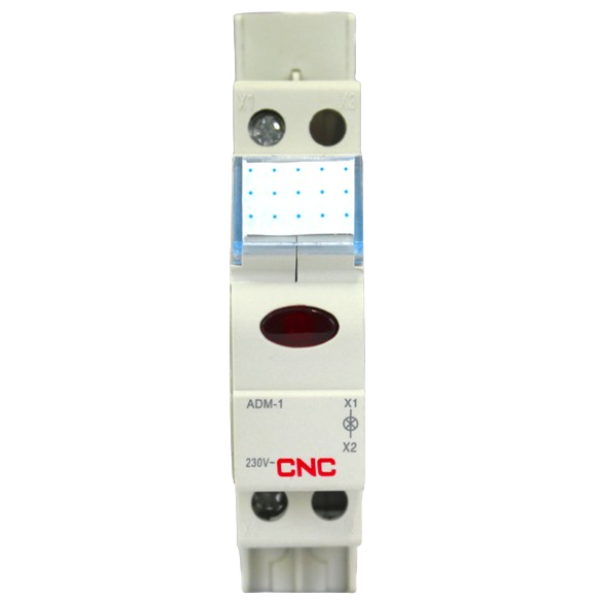 PILOTO LED ROJO AMD A RIEL DIN CNC 230VAC