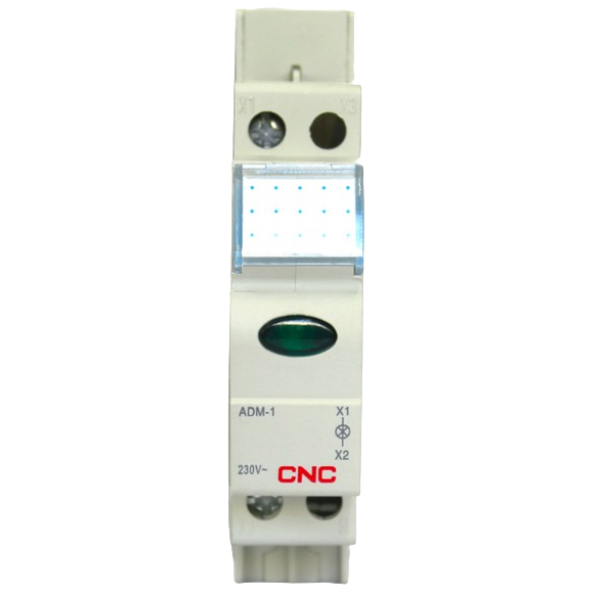 PILOTO LED VERDE AMD A RIEL DIN CNC 230VAC