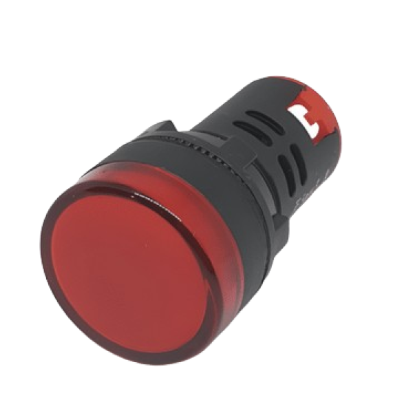 Piloto led 22mm IP67 rojo 24 AC/DC CNC