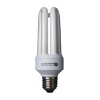 Ampolleta bajo consumo tritubo 15W E27 luz blanca 750lm 330° 8000hr Globaltronics