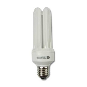Ampolleta bajo consumo tritubo 20W E27 luz cálida 1000lm 330° 8000hr Globaltronics
