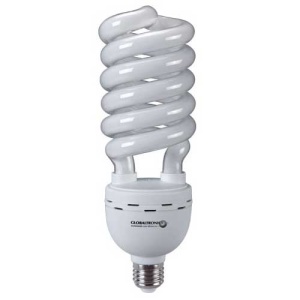 Ampolleta bajo consumo espiral 65W E27 luz blanca 3500lm 330° 8000hr Globaltronics