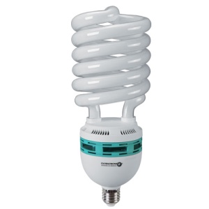 Ampolleta bajo consumo espiral 105W E27 6400K 5000lm 330° 8000hr Globaltronics
