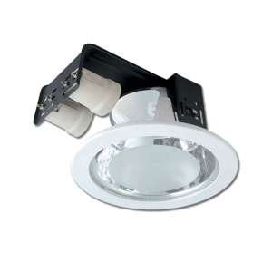 Foco embutido valencia 2xE27 D145xA100 blanco Globaltronics
