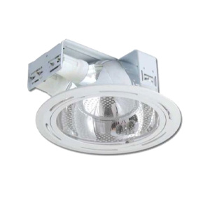 Foco embutido marbella 2xE27 D160xA100 blanco Globaltronics