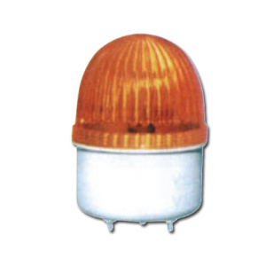 Baliza intermitente base imantada ámbar H104mmxD72mm 220VAC Globaltronics