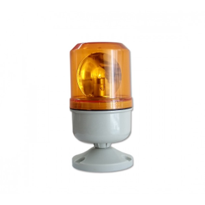 Baliza copa giratoria 5W D84xH190 ambar 12V