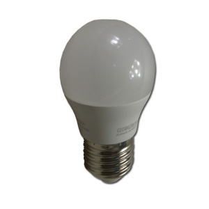 Ampolleta led minibola 6W E27 luz cálida 470lm 240° 15000hr Globaltronics