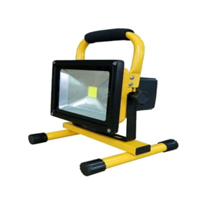 Proyector de area led ecolux 30W luz blanca 25000hr con bateria Globaltronics