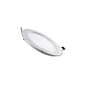 Foco embutido led slim redondo  6W 6000K 320lm 15000hr Globaltronics