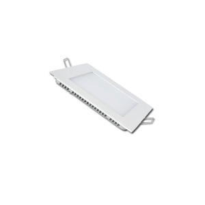 Foco embutido led slim cuadrado 6W 6000K 320lm 15000hr Globaltronics
