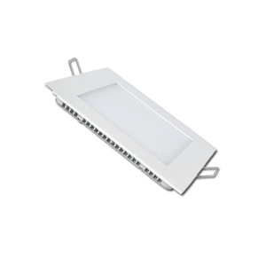 Foco embutido led slim cuadrado 18W 6000K 1300lm 15000hr Globaltronics