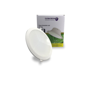 Foco embutido led sophia 7W luz neutra 470lm 100° 15000hr Globaltronics