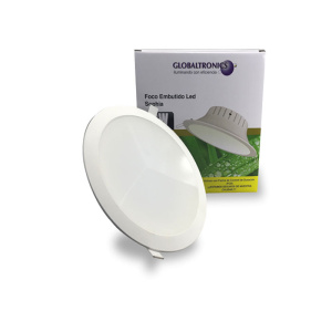Foco embutido led sophia 14W luz día 1200lm 100° 15000hr Globaltronics
