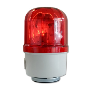 Baliza giratoria 10W D120mmxH163mm 220 VAC roja Globaltronics