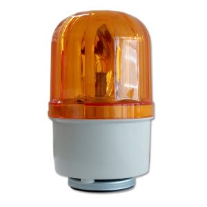 Baliza giratoria 10W D120mmxH163mm 220VAC ámbar Globaltronics