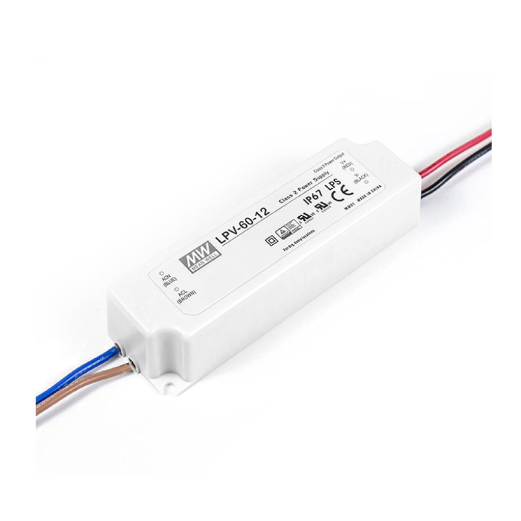 MEAN WELL PLN-100-24 LED Driver Power Supply, 96W, 24V DC 4A Output, Constant Voltage + Current