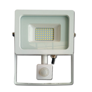 Proyector flatpro 20W 3000K 2000lm 30Khr blanco Globaltronics