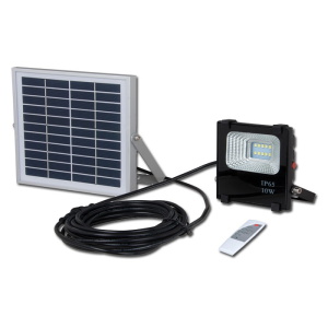 Proyector solar lumix 50W 6000K bateria Globaltronics