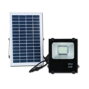 Proyector solar lumix 20W 6000K bateria Globaltronics