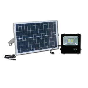 Proyector solar lumix 30W 6000K batería Globaltronics