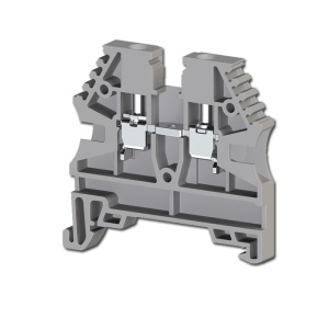 Borne de paso a tornillo 2.5mm, aislamiento PA, color Gris KLEMSAN