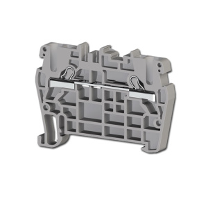 Borne de paso Push in 2.5mm, aislamiento PA, color Gris KLEMSAN