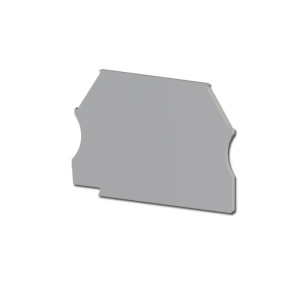 Tapa final para borne 2,5mm, material aislamiento PA, Gris KLEMSAN
