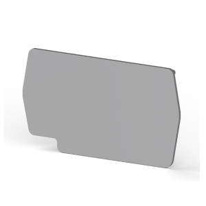 Tapa final para borne push in 1,5mm - 2,5mm, material aislamiento PA, Gris KLEMSAN