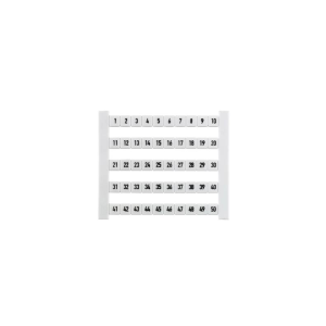 Marquilla para borne de 5x5mm premarcada KLEMSAN