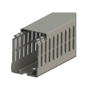 Canaleta 40x60 Ranura ancha ( 8 - 12-mm),Gris KLEMSAN