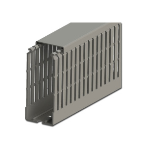 Canaleta 40x100 Ranura ancha ( 8 - 12-mm),Gris KLEMSAN