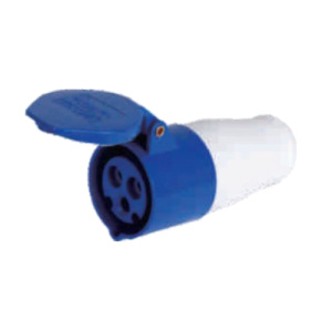 Enchufe industrial normal hembra volante 2P+T 16A IP44 Globaltronics