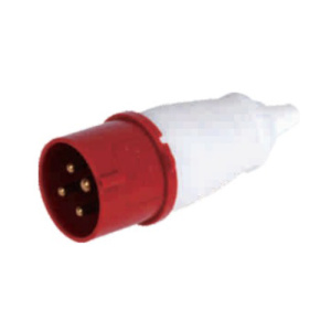 Enchufe industrial normal macho volante 3P+T 16A IP44 Globaltronics