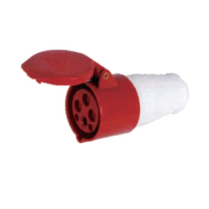 Enchufe industrial normal hembra volante 3P T 32A IP44 Globaltronics