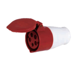 Enchufe industrial normal hembra volante 3P+N+T 32A IP44 Globaltronics