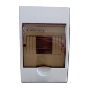 Tablero sobrepuesto plástico 6 puestos 148x210x100 Globaltronics