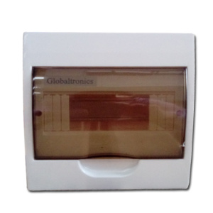 Tablero sobrepuesto plástico 8 puestos 184x210x10 Globaltronics