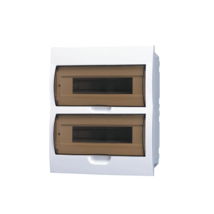 Tablero sobrepuesto plástico 24 puestos 270x325x100 Globaltronics