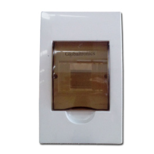 Tablero embutido plástico 4 puestos 112x210x100 Globaltronics